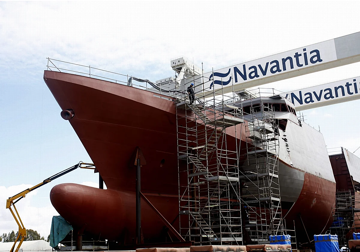 Navantia reordena sus astilleros en la Bahía de Cádiz para concentrar la construcción militar
