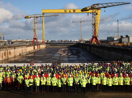 Navantia refuerza su proyección global en el primer año de la compra de Harland & Wolff