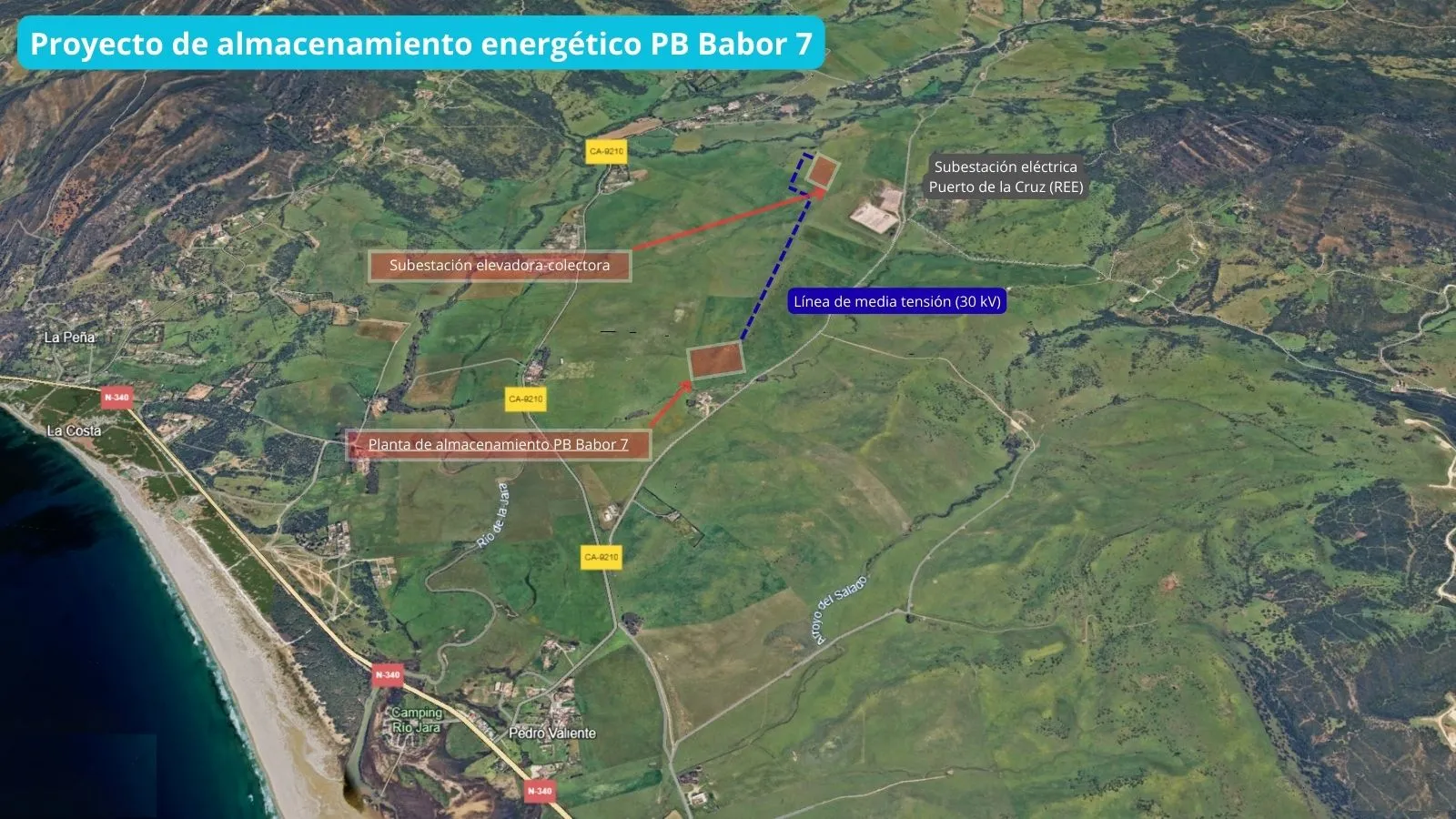 El Gobierno aprueba una planta de baterías impulsada por Arena Green Power en Tarifa con 66 MW de potencia