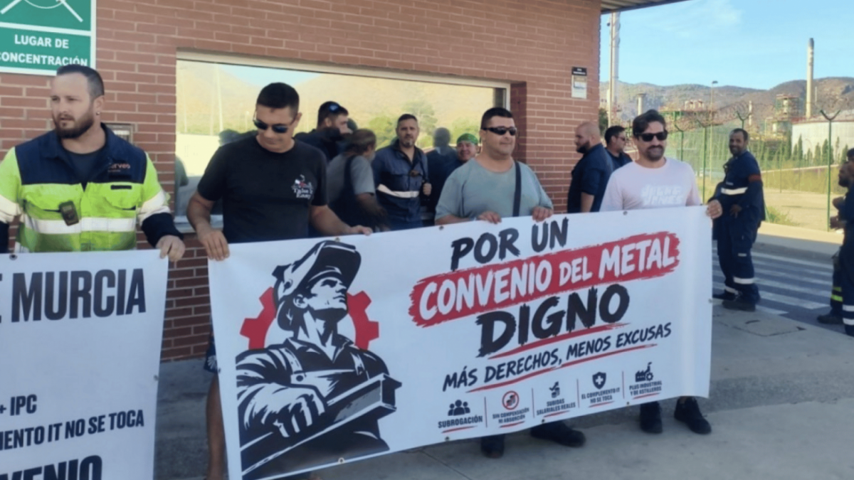 La industria del metal se juega una huelga indefinida que afecta a 35.000 trabajadores